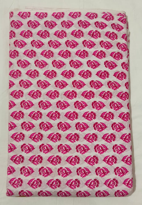 Double side knot pink white kurti