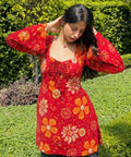 Red knot kurti