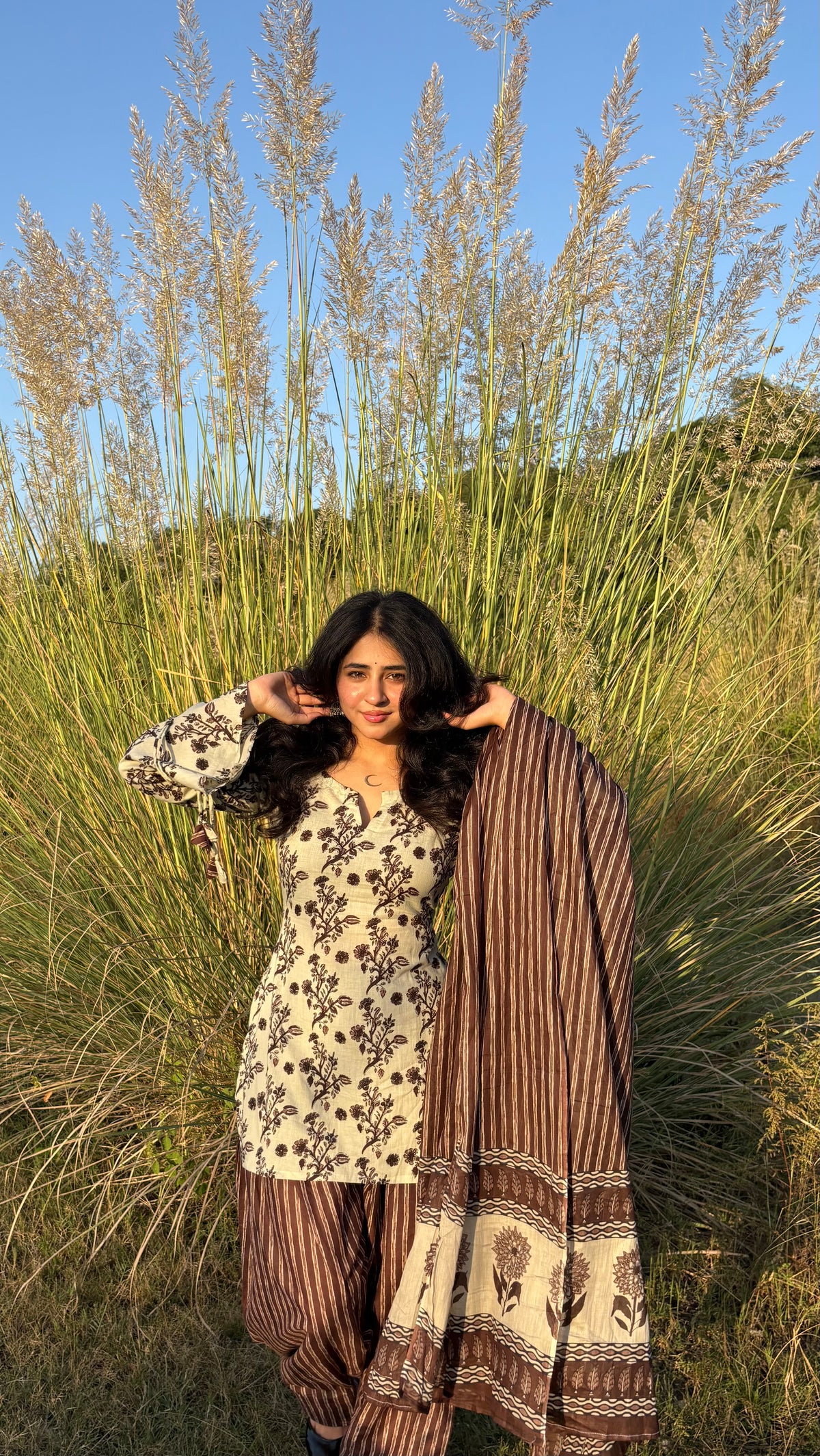 Zohra Floral  farsi Set