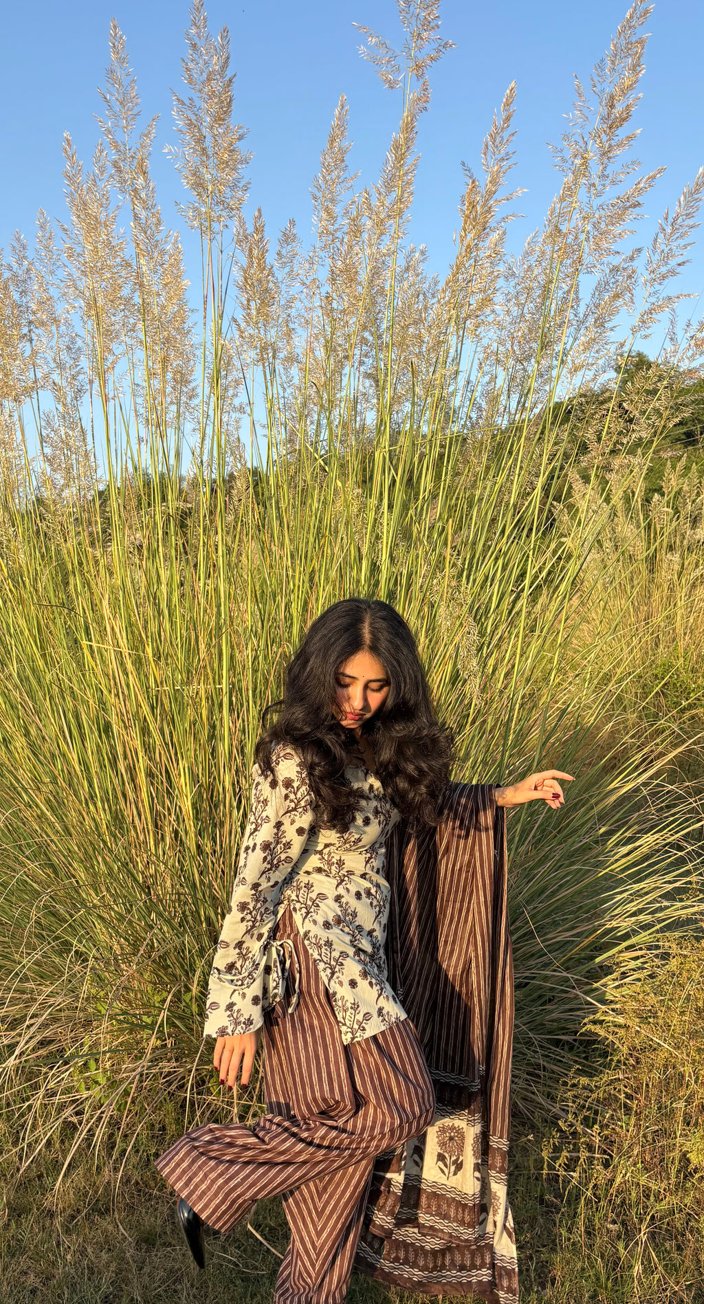 Zohra Floral  farsi Set