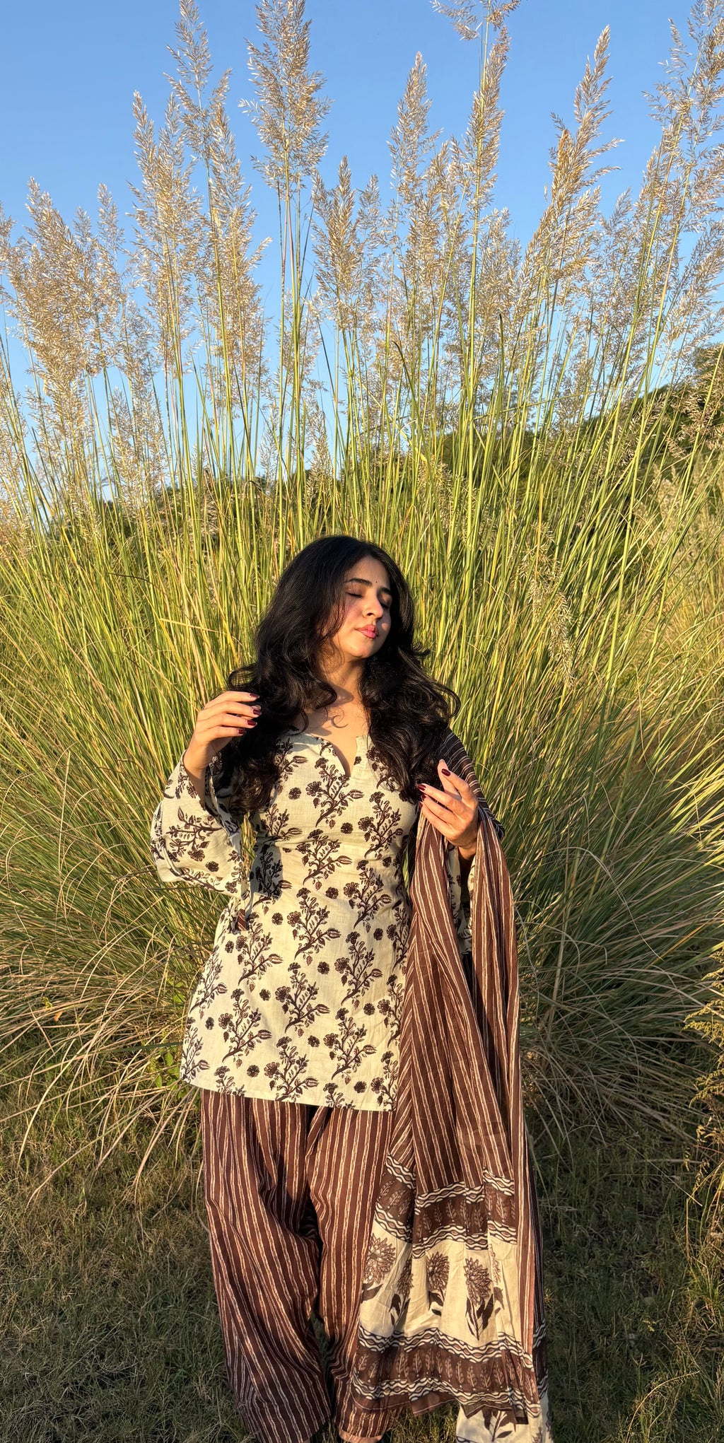 Zohra Floral  farsi Set