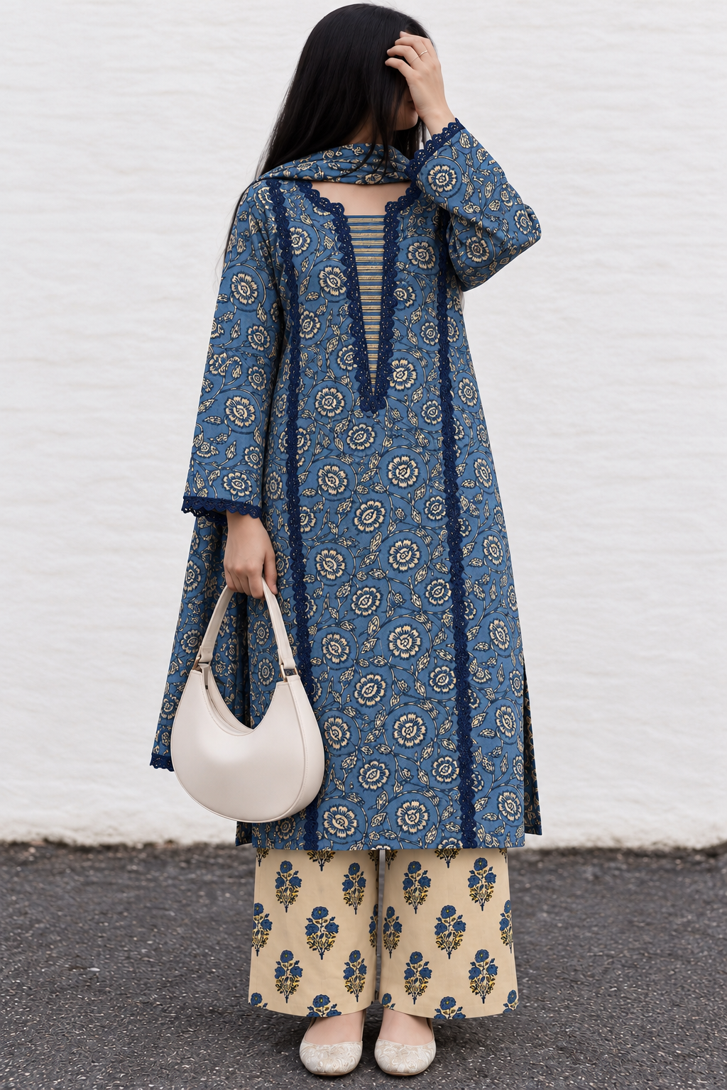 Indigo bloom set