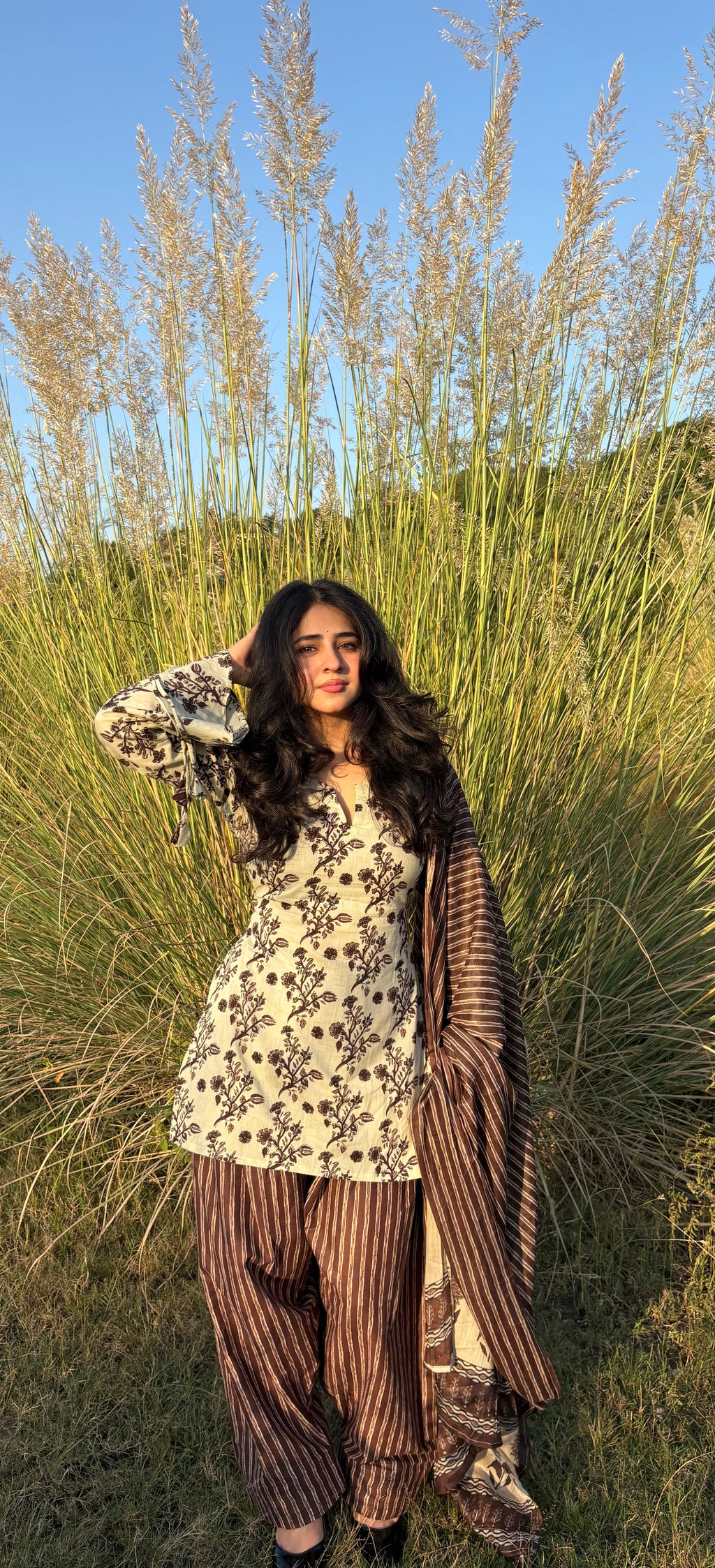 Zohra Floral  farsi Set