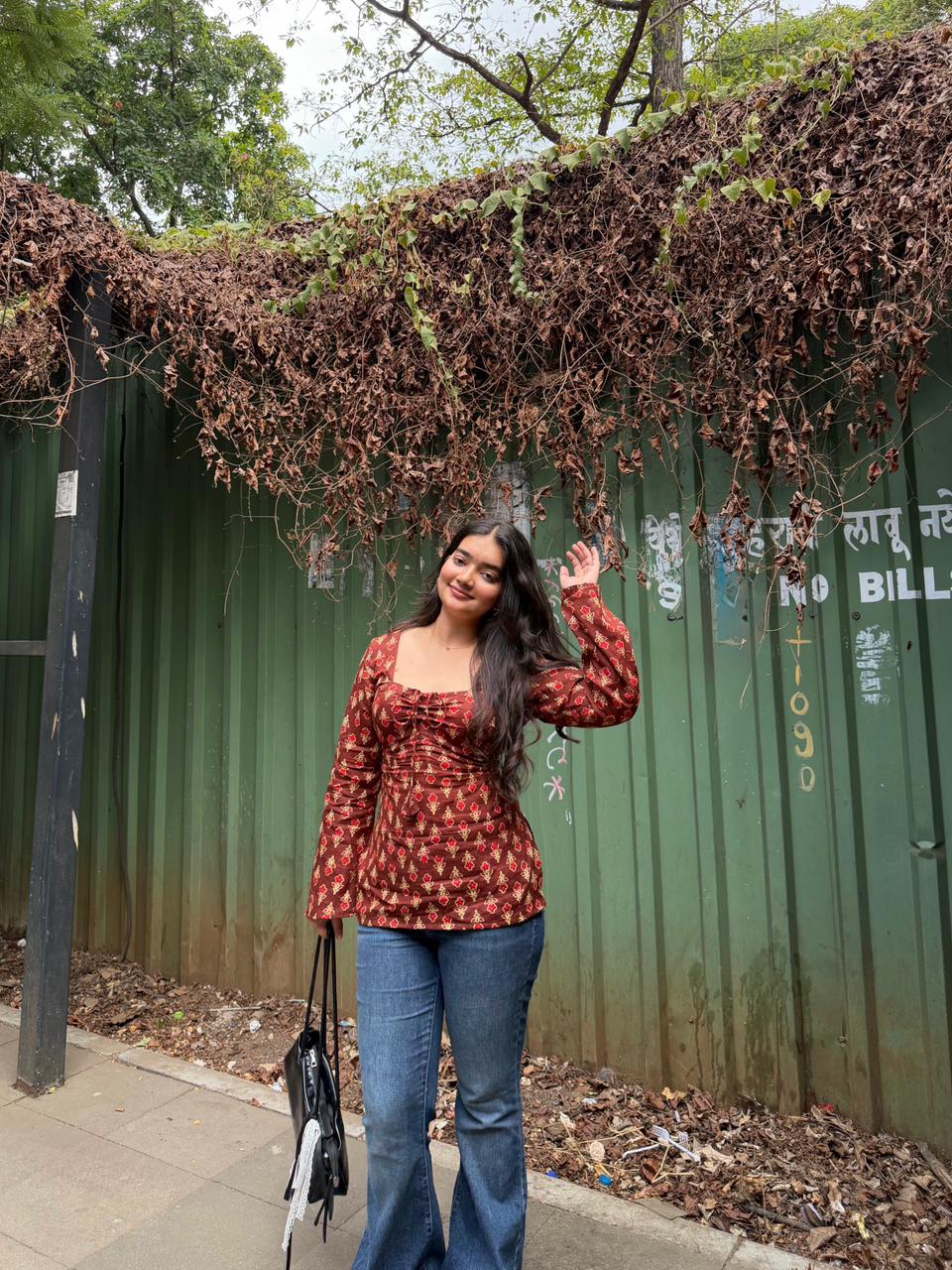 Cinnamon  bloosom kurti