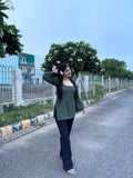 The green bow kurti🎀💚
