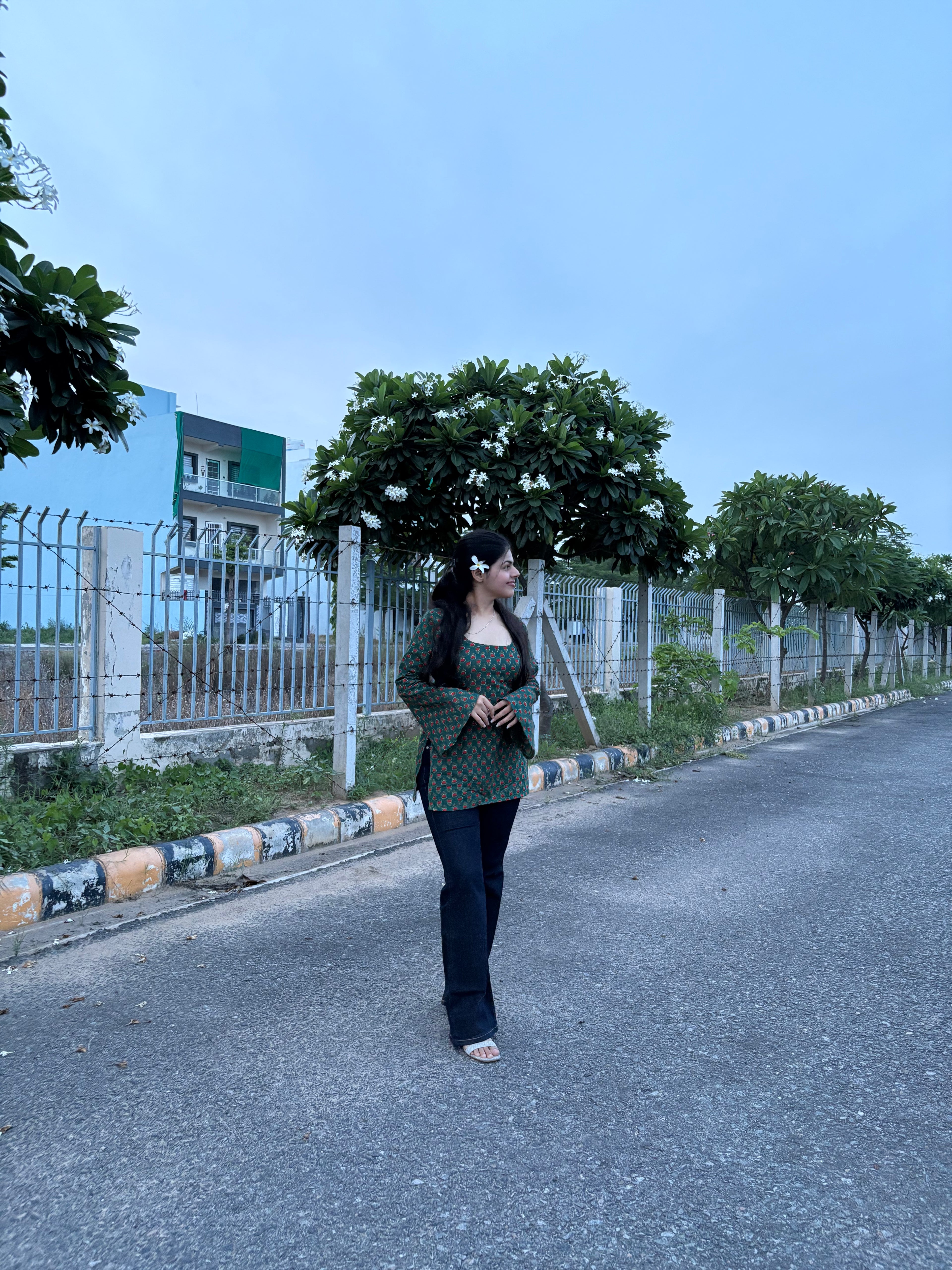 The green bow kurti🎀💚