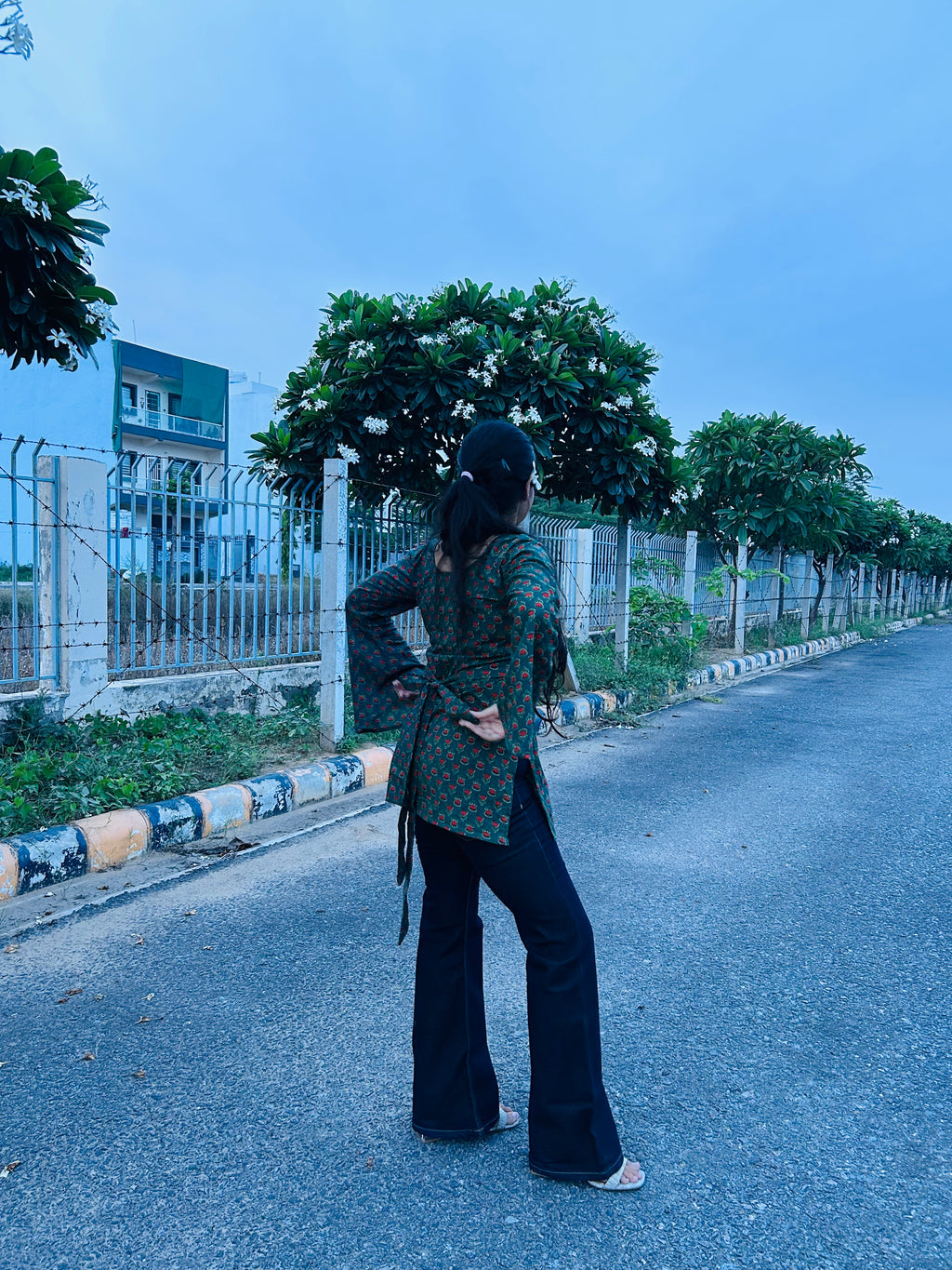 The green bow kurti🎀💚