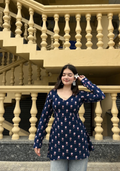Lotus Blue 🪷 kurti