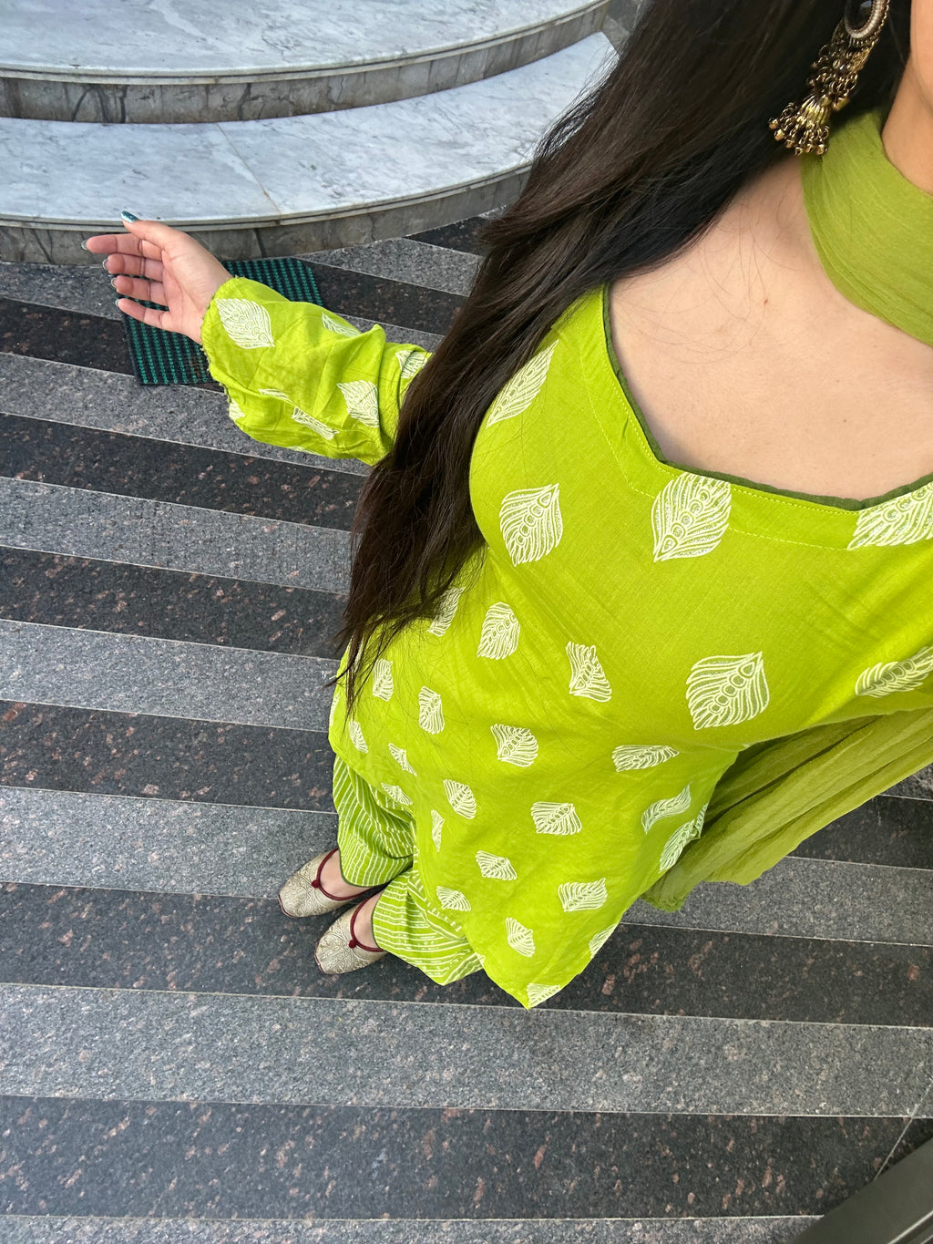 Green noor farsi set✨🌷