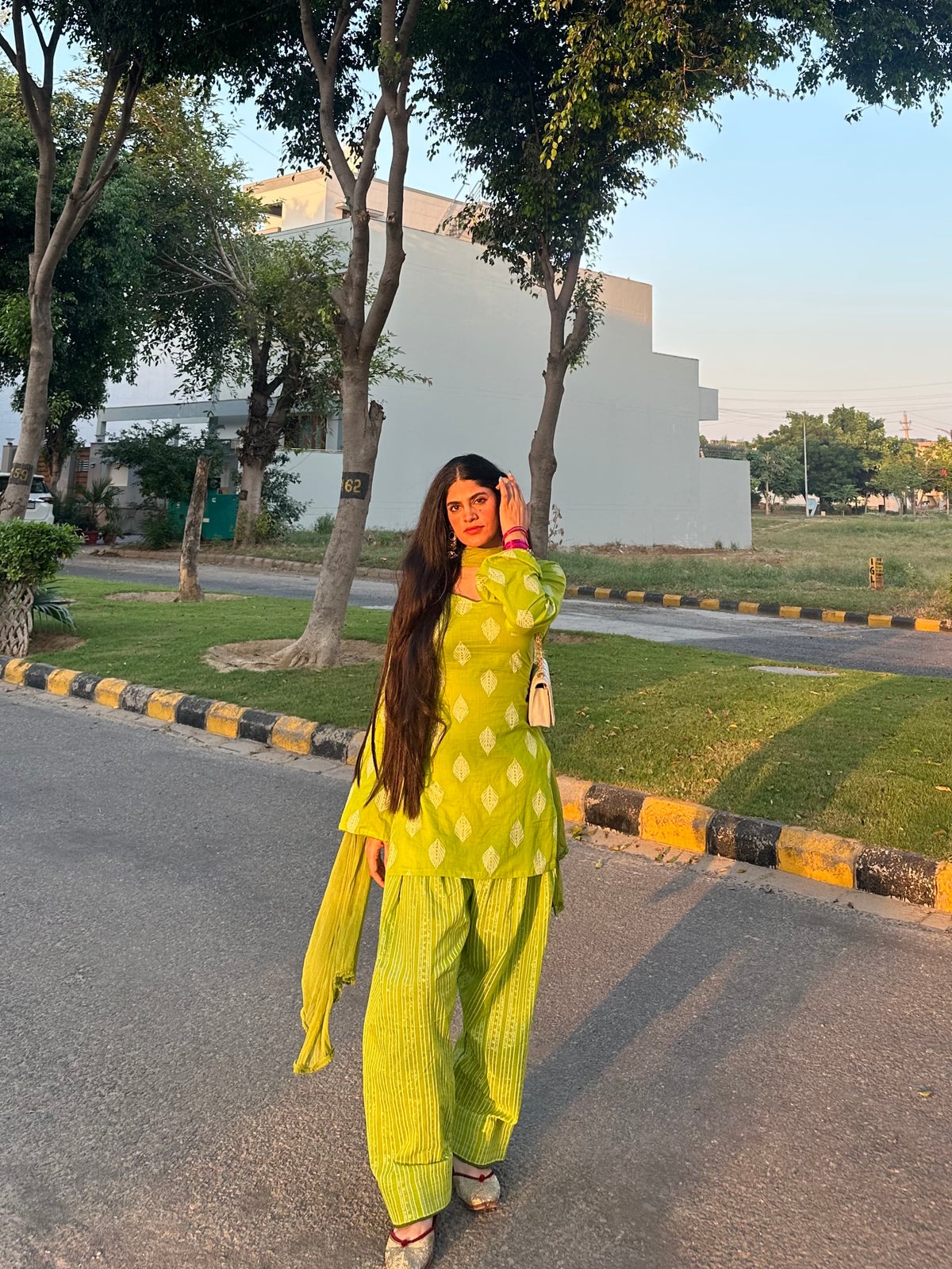 Green noor farsi set✨🌷